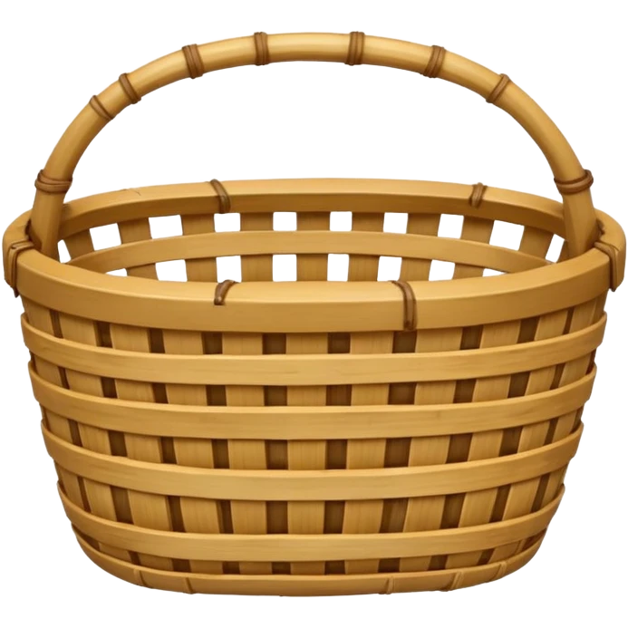Bamboo basket emoji