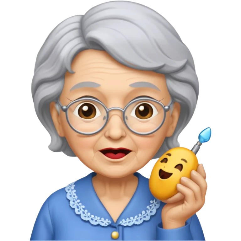 Granny blowjob emoji