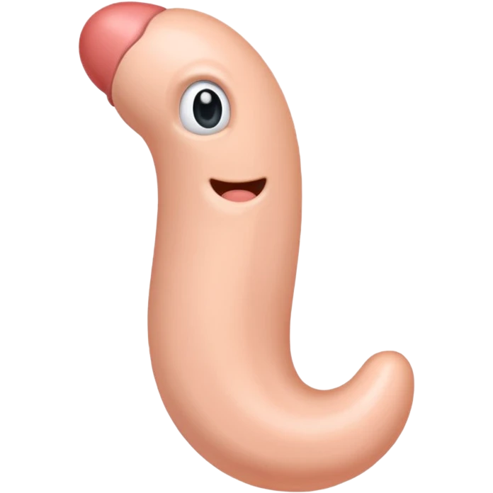 A man’s penis emoji