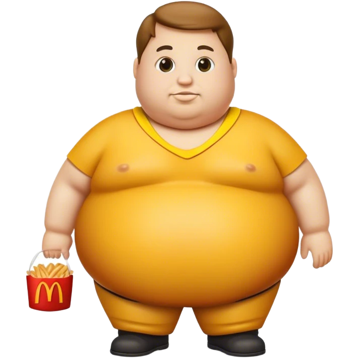 FAT gut Rating McDonald’s emoji