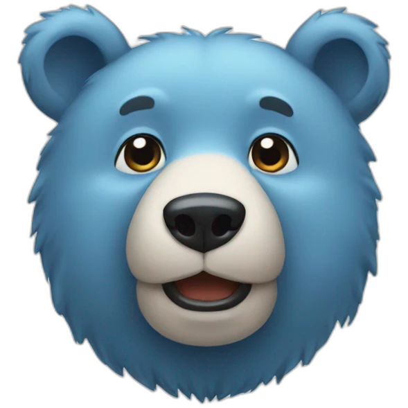blue bear emoji