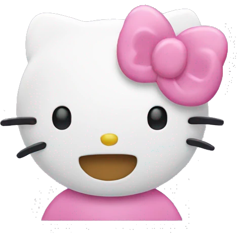 Hello kitty emoji