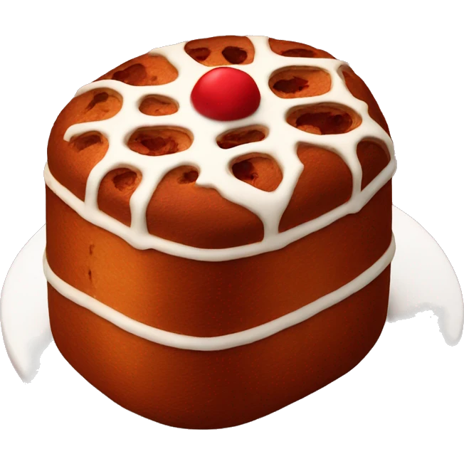 red velvet panettone dough emoji