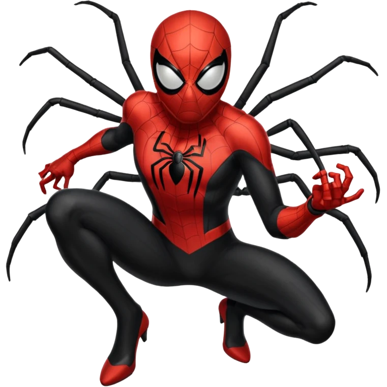 homen aranha de viuva negra emoji