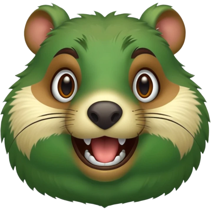 I want it to be a green gopher emoji