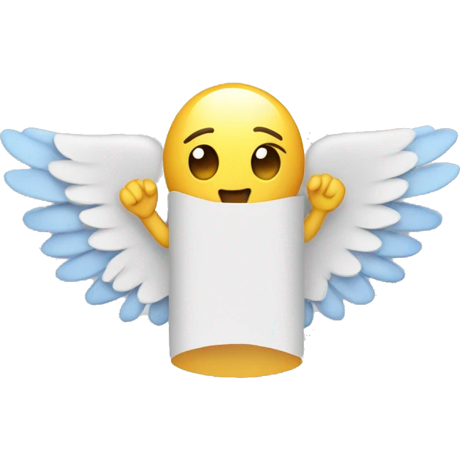 A pad with wings  emoji