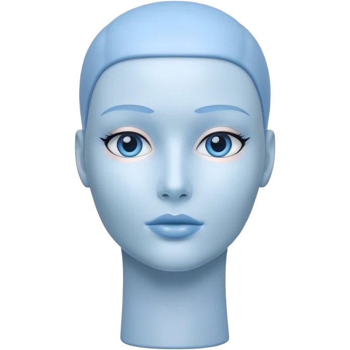 blue test mannequin emoji