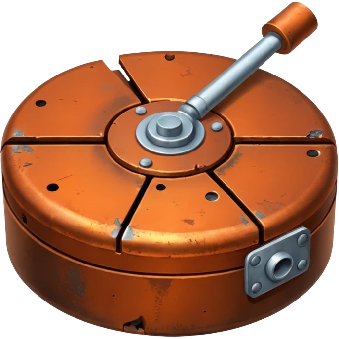 Make a landmine emoji