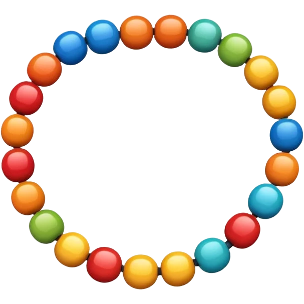 Colorful String Bead emoji