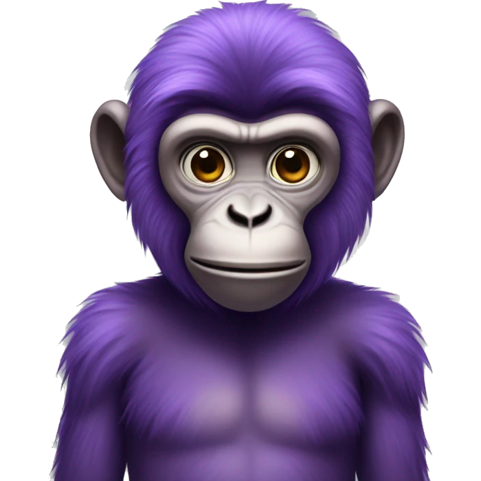 Purple monkey  emoji