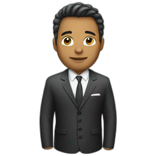 man with suit emoji