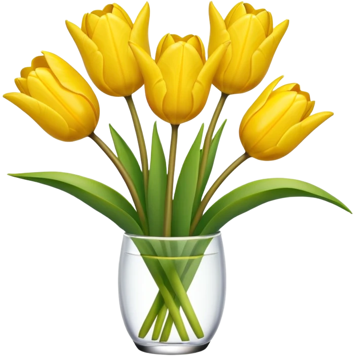 Yelllow tulips emoji
