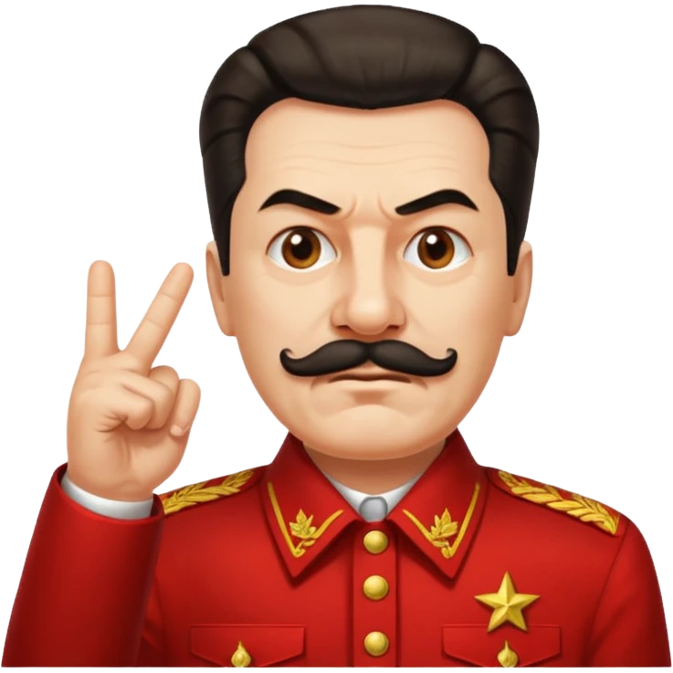 스탈린이 가운데 손가락를 날림 emoji