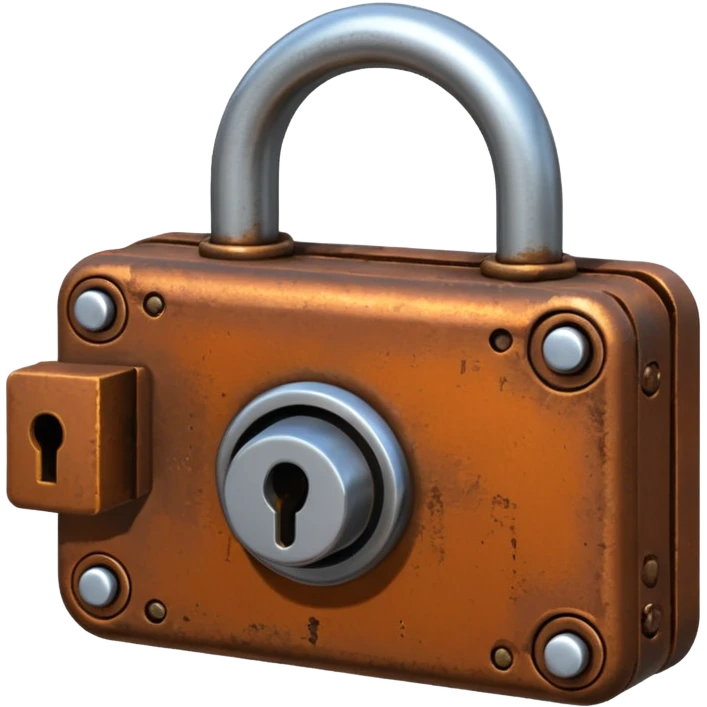 Old lock emoji