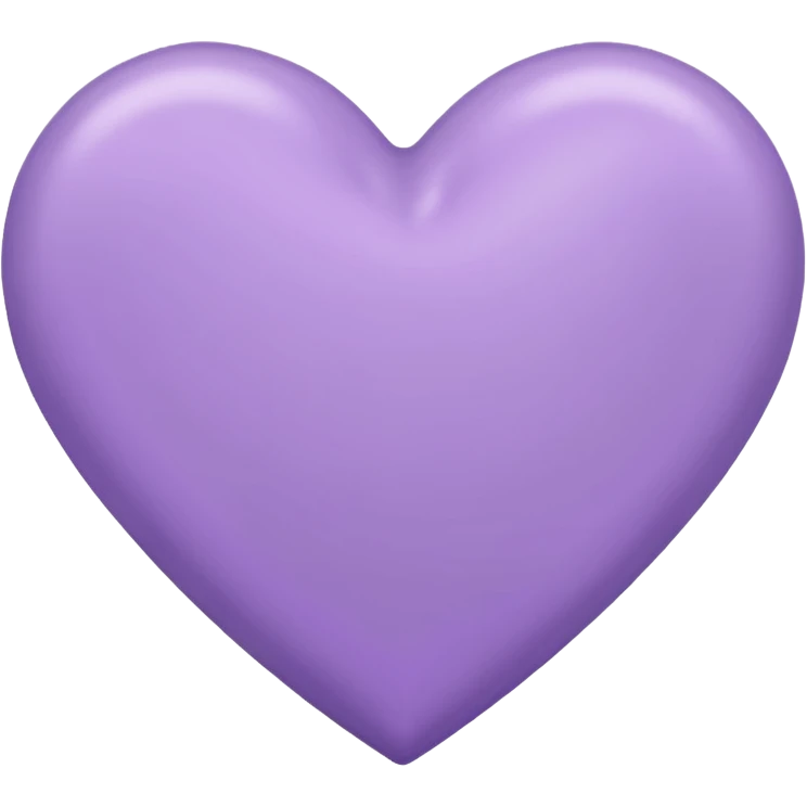 lavender heart emoji