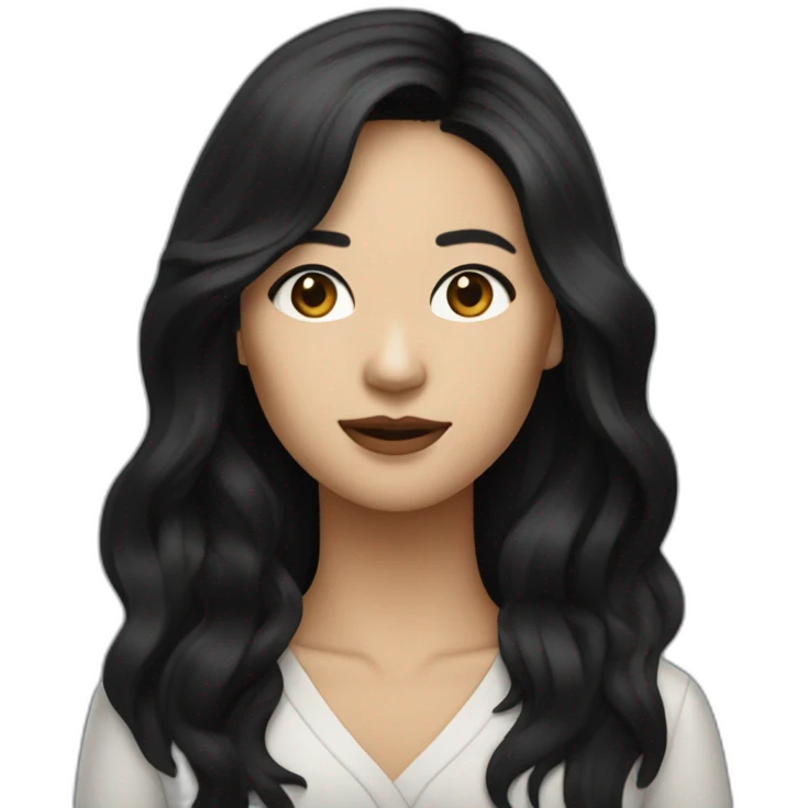 celine song director past lives Asian woman black hair emoji