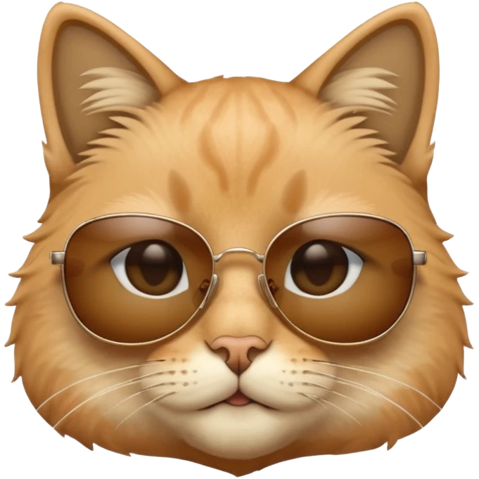 Cat wearing sunglasses emoji