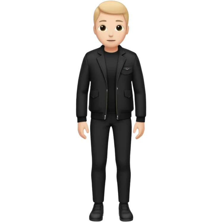 No head Body Wearing Jacket And Black Pants And One Hand In Jacket Pocket  emoji