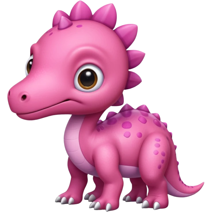 Dinosauro rosa emoji