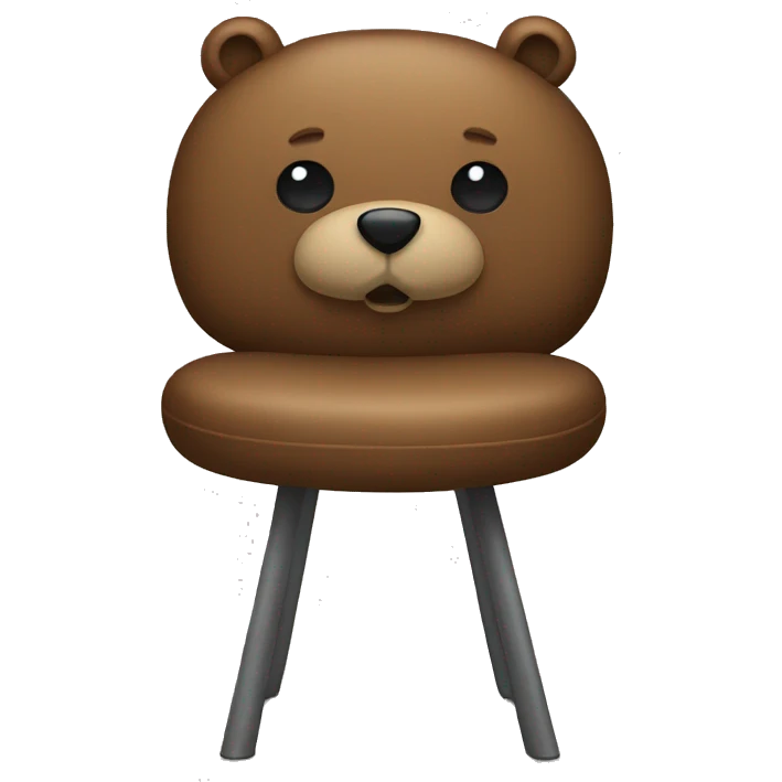 Chair Bear emoji