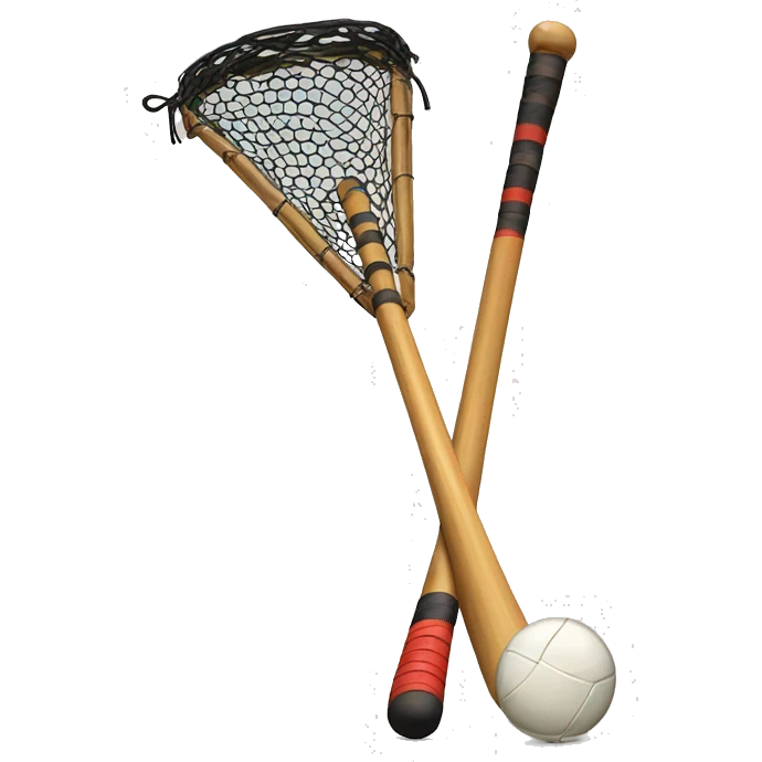 shinty stick and shinty ball emoji
