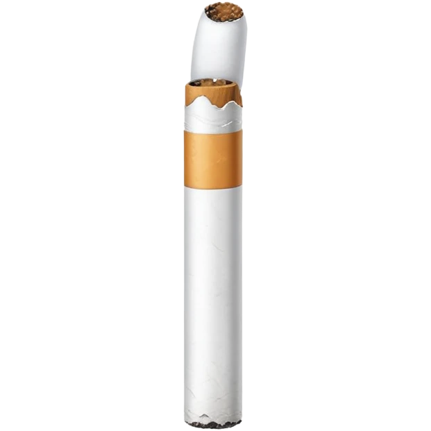 single white cigarette alone emoji