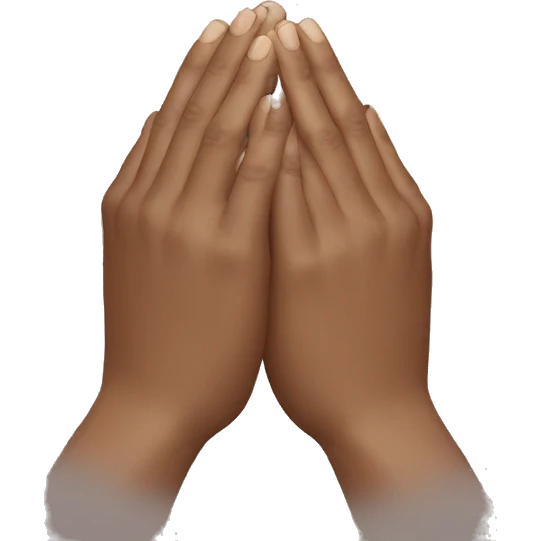 pray hands emoji