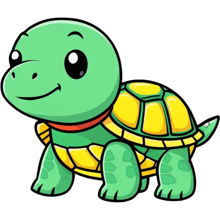 Tortuga con un collar  emoji