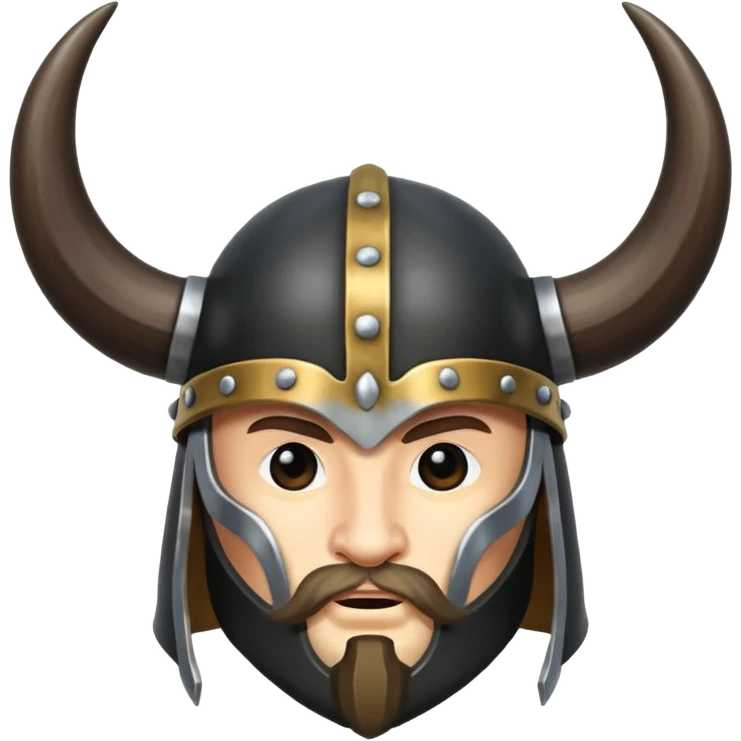 viking black horn helmet (not human) emoji