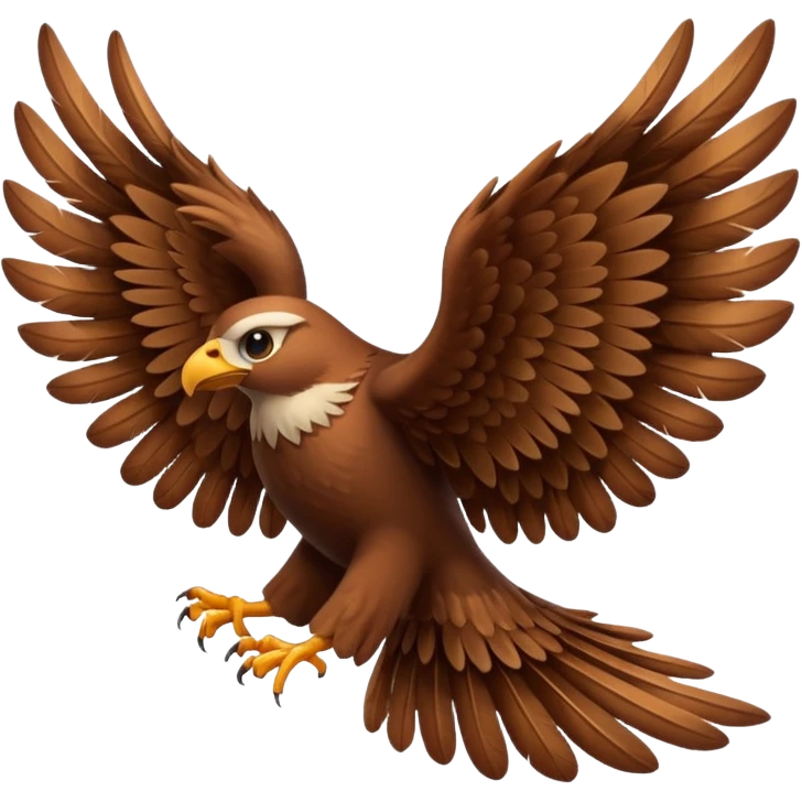 Brown wings emoji