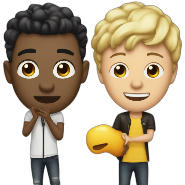 Singer Bigflo et oli emoji