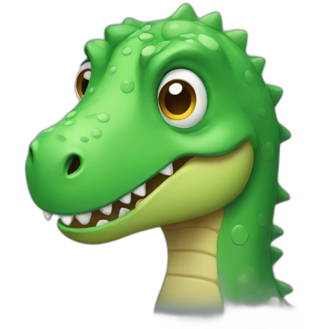 sad dinosaur emoji