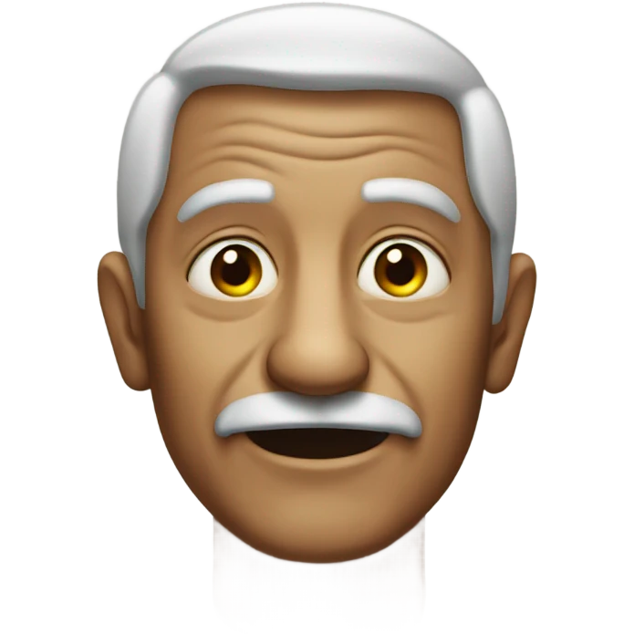 old man with rainbow eyes emoji
