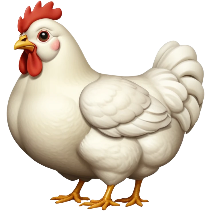 Chicken butt emoji