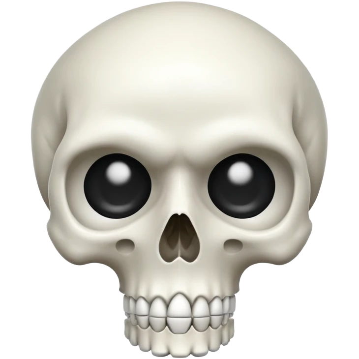 Skull head emoji