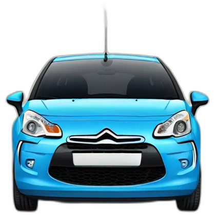blue citroën c3 emoji