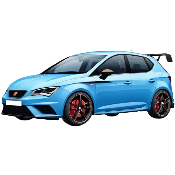 Seat Cupra blue colour emoji