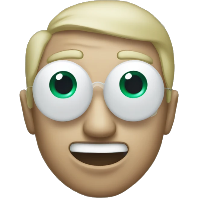 Emoji with dollar eyes emoji