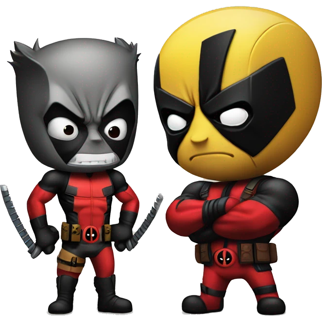 Deadpool and wolverine emoji