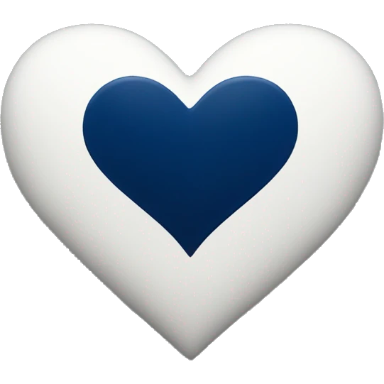 navy blue heart emoji