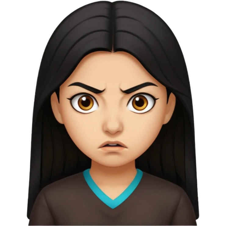 Azerbaijanian girl is angry  emoji