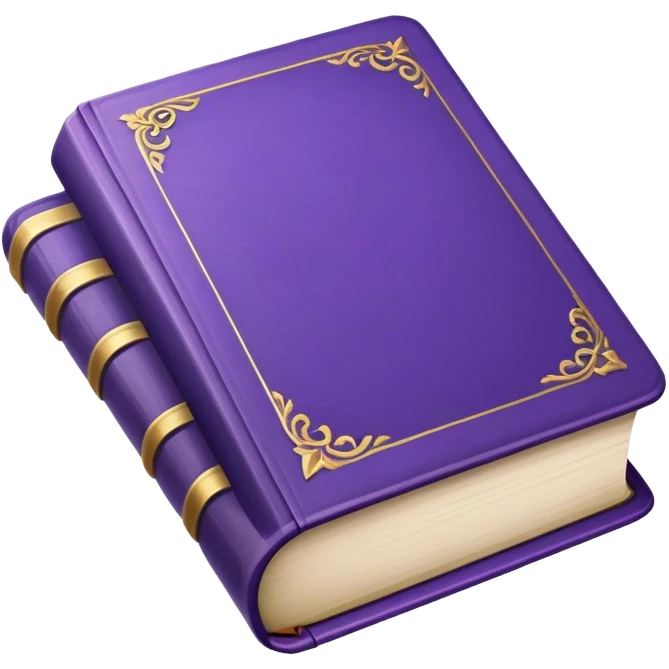 violet 📘 emoji