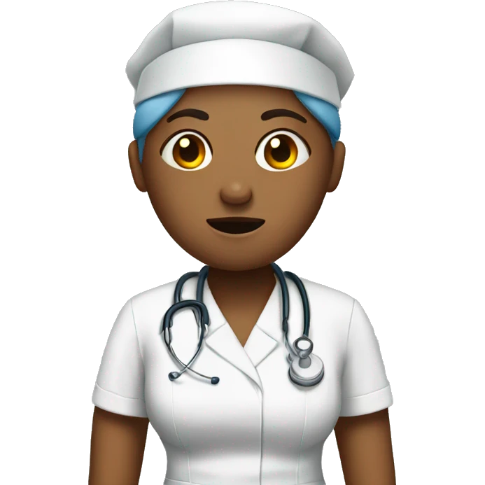 extreme stressed nurse  emoji