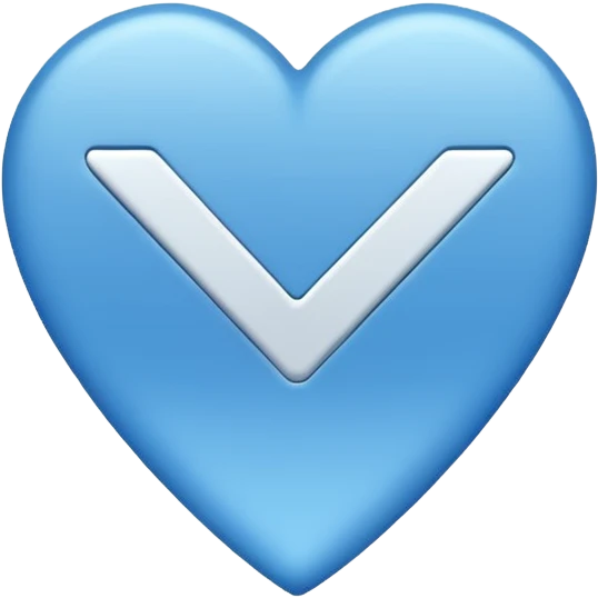 Logo centang biru emoji