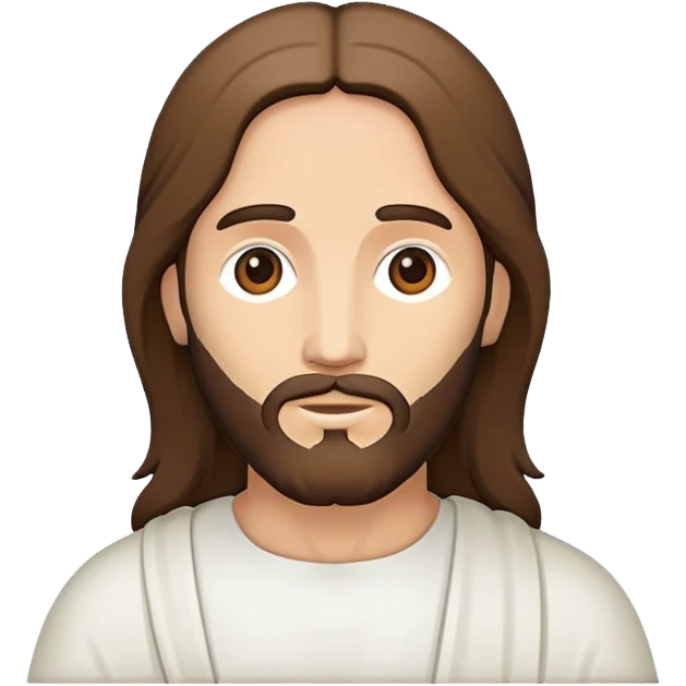 Jesus Christ outline emoji