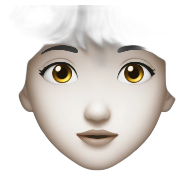 griffith-from-berserk-with-long-and-curl-white-air-in-a-prestigious-silver-armo emoji
