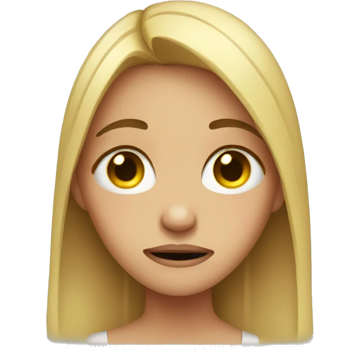 Girl crying  emoji