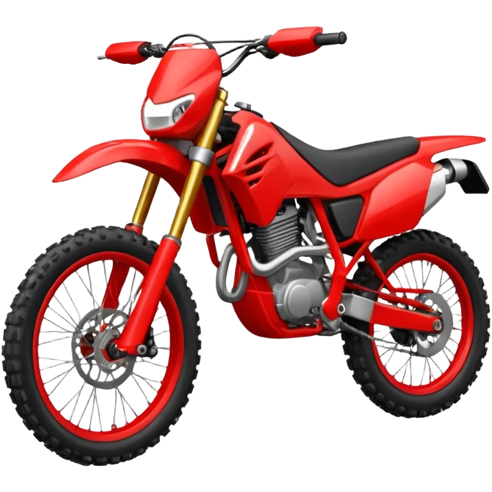 red enduro bike emoji