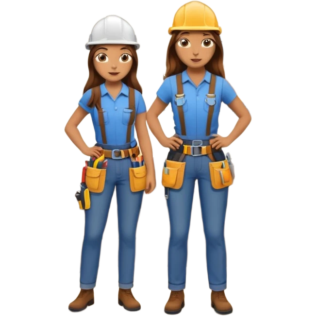 beautiful girl with long brown hair constructing new lounge room area with flat screen tv and couch emoji