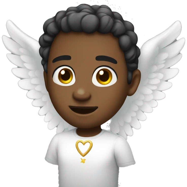 heart eyed angel emoji